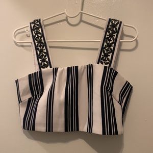 Anthropologie crop top